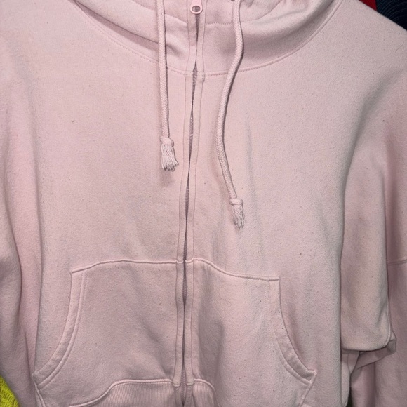 Wild Fable Pink Zip-Up Crop Hoodie - Picture 2 of 4